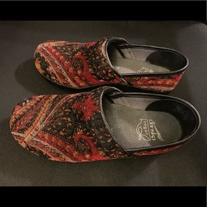 Paisley Vegan Dansko Clogs